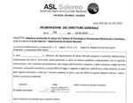 Adozione protocollo di intesa tra l’ISPPREF sede di Salerno e la Asl Salerno