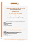 Sinergia e Sincronia Clinica e Diagnostica tra Neuropsichiatra Infantile e Psicologo Psicoterapeuta 8 Ottobre 2022 dott. Fulvio D'Amico