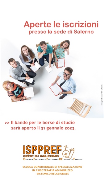 Iscrizioni 2023 alla Scuola di Psicoterapia ad indirizzo Sistemico - Relazionale