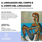 "Il linguaggio del corpo e il corpo del linguaggio" 04/03/2023 con dott. Pietro Barbetta