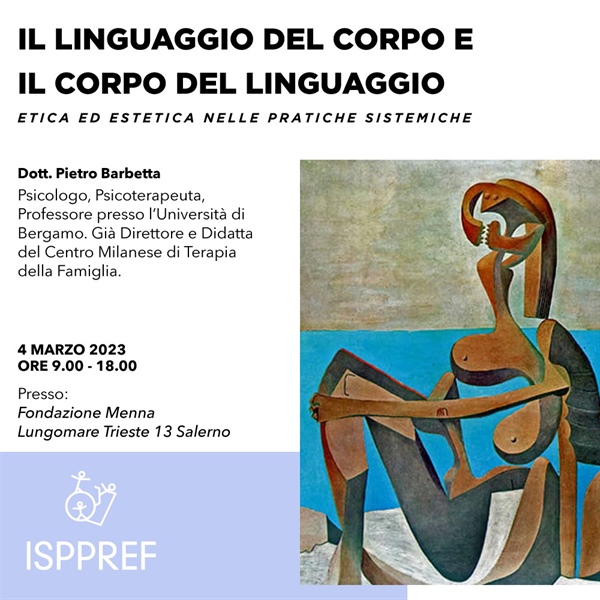 "Il linguaggio del corpo e il corpo del linguaggio" 04/03/2023 con dott. Pietro Barbetta