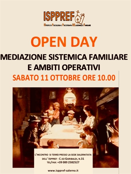 Presentazione del Corso biennale di formazione in Mediazione Familiare Sistemica 11.10.2025
