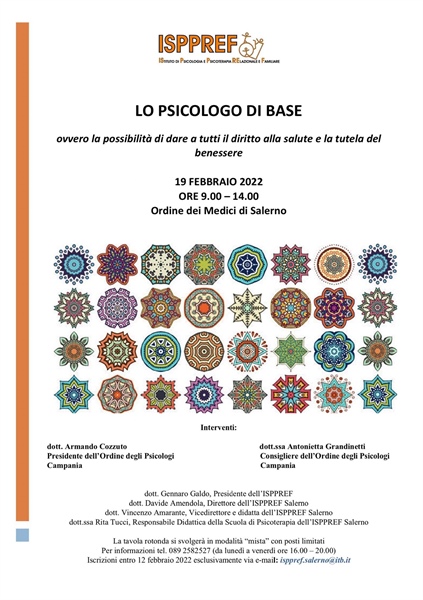 Lo psicologo di base - 19 Febbraio 2022