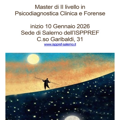 Master di II livello in Psicodiagnostica Clinica e Forense 10.01.2026