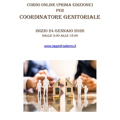 Corso per Coordinatore Genitoriale 24.01.2026